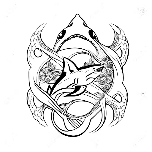 Shark Infinity Symbol