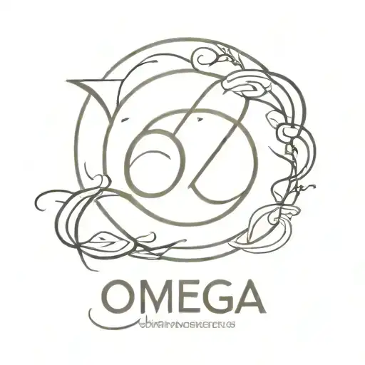 Omega Sign Embedded With The Word Simpas