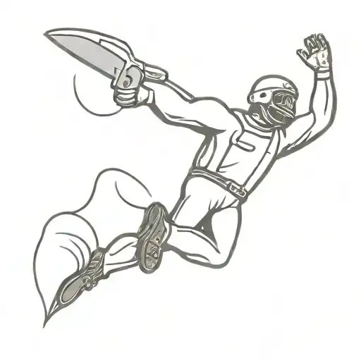 Skydiving Chef Knife