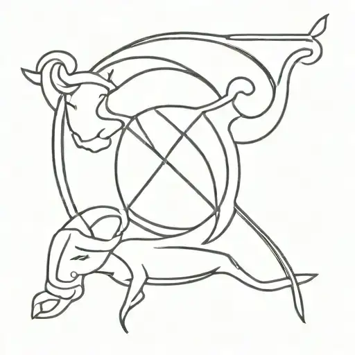 Taurus And Gemini Symbol