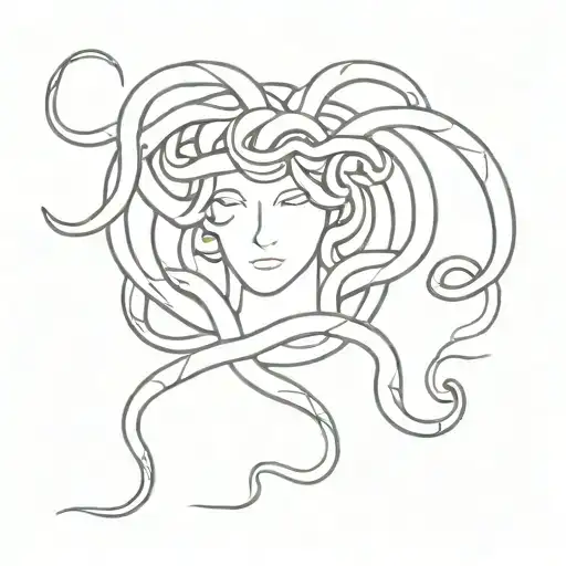 Medusa Snakes Wrapped