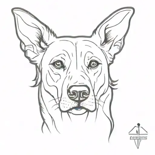 Hunting Dog Portrait