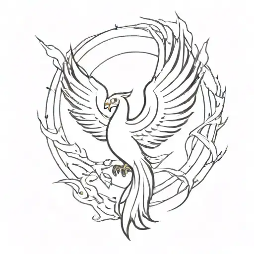 Phoenix Rising From The Ashes