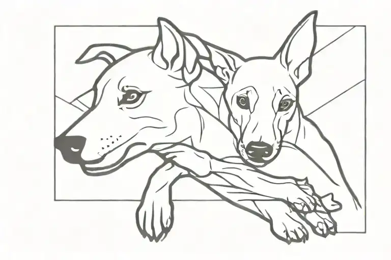 A Dog Hugging Your Arm