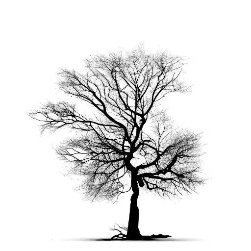 Tree Half Dead And Live