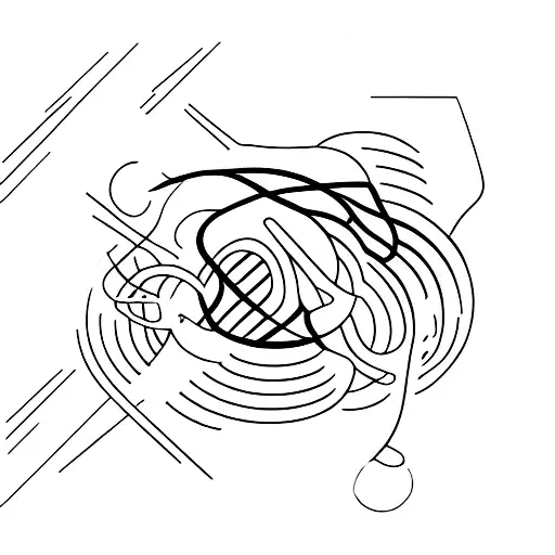 Cassett Tape With Background Designs