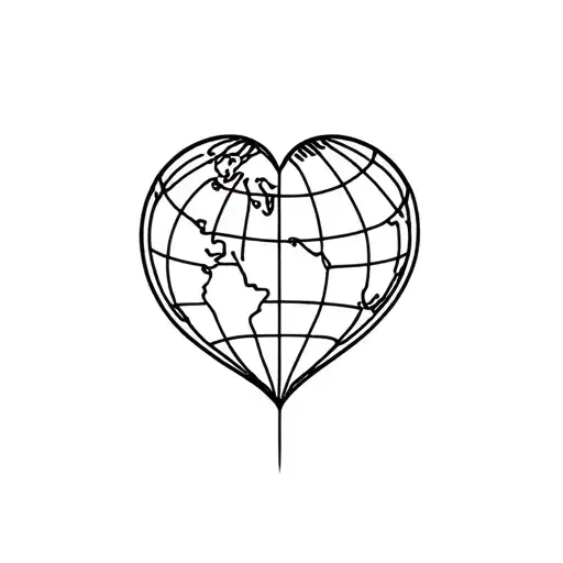 Heart Shaped Globe