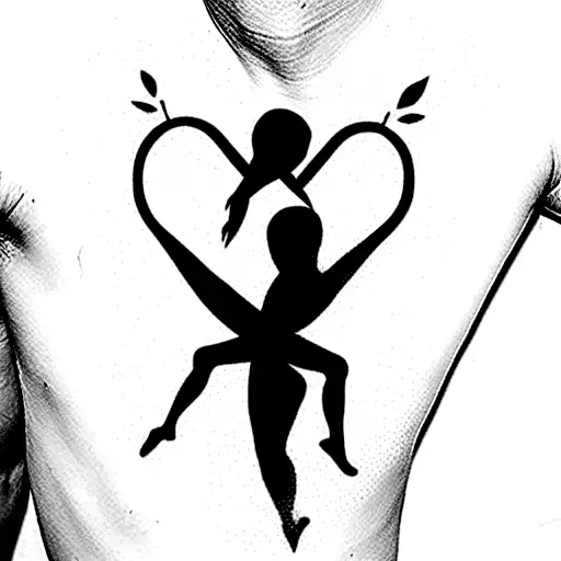 Couple Tattoo For Best Friends Anton And Pavel