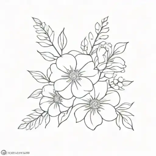 Birth Flower Bouquet