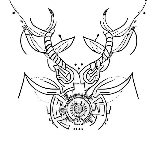 Design A Minimalist Tattoo Inspired By Baki That Represents Strength And Determination