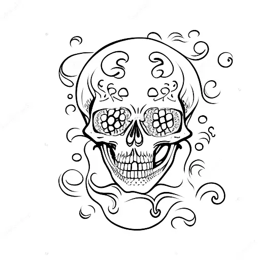 Skeleton With Floating Heads Funny