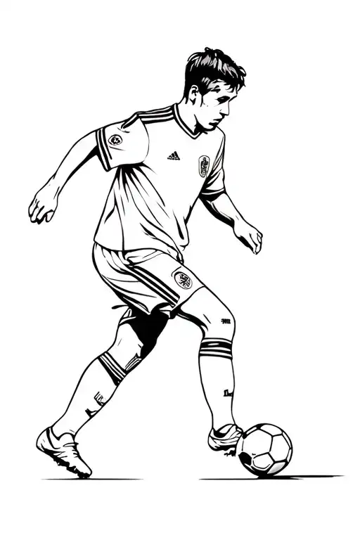 Uruguay Soccer Player