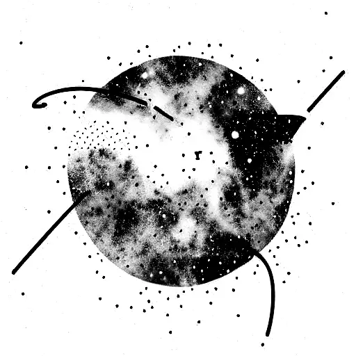 Linework Abstract Galaxy