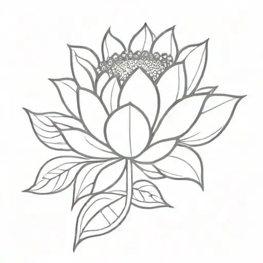 Half Sunflower Blooming