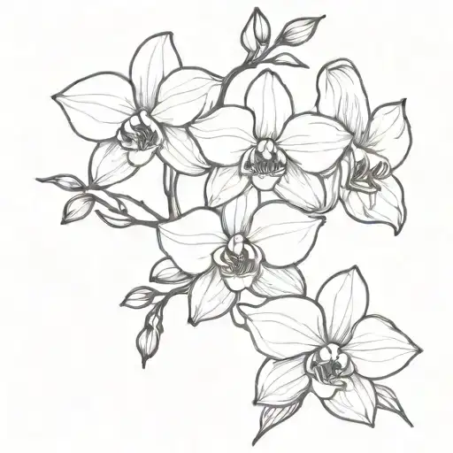 Orchid Flower Bouquet