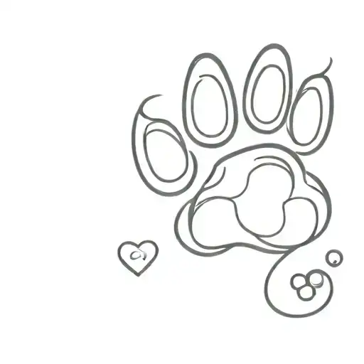 Cute Angel Cat Paw Print 1-6-2024