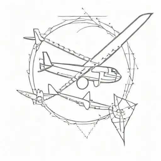 Geometry Airplane Flying