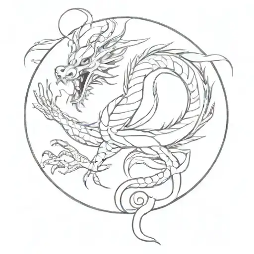 Cybersigil Chinese Dragon