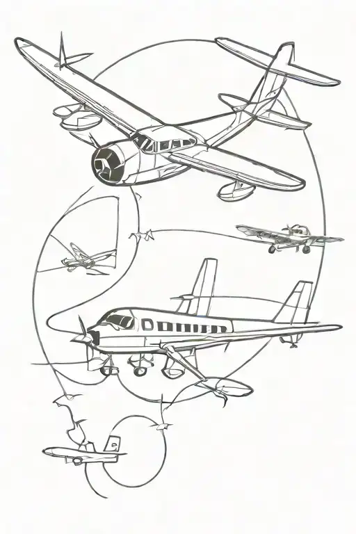 Aviation And Music And Ski