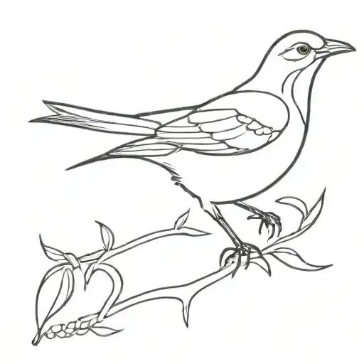 Russian Bird With Year 2006 Nicaragua