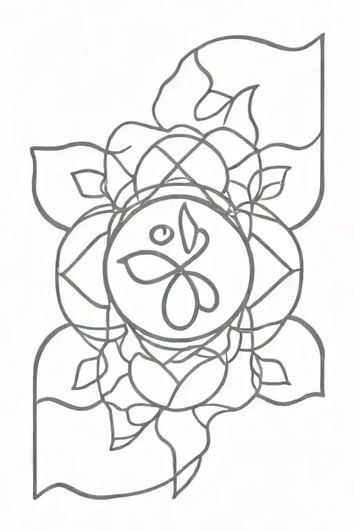 Breathe Symbol Sanskrit