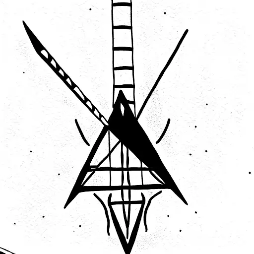 Punk Satan Playing A Flying V Guitar