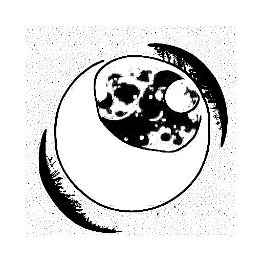 Moon In A Photoframe