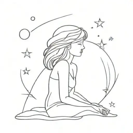 Girl Galaxy Space Themed