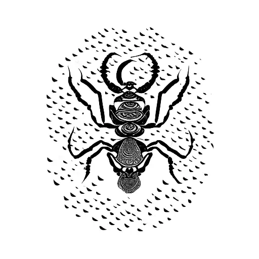 Scorpion Persian Calligraphy