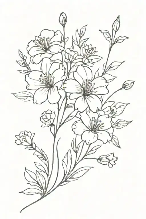 Birth Flower Bouquet