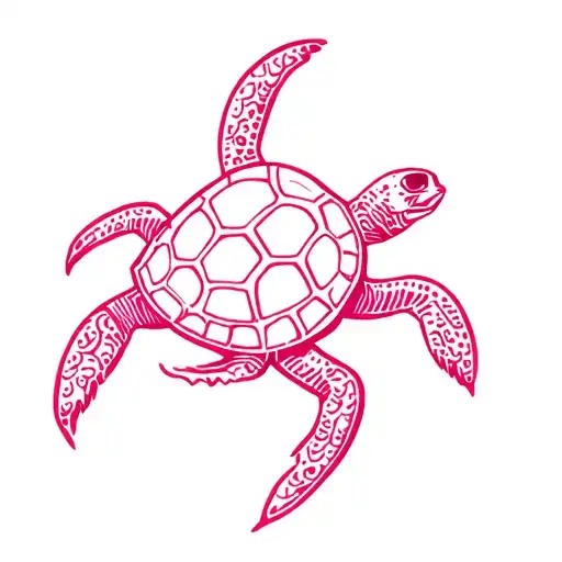 Turtle And Pink