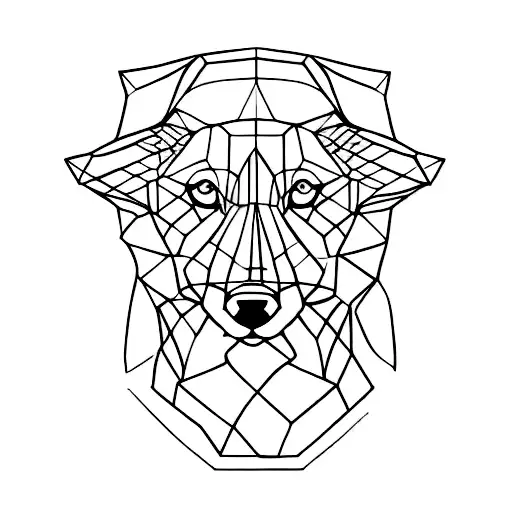 Half Of Doberman And Half Of Husky Face