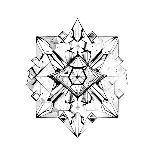 Crystal With A Galaxy Inside