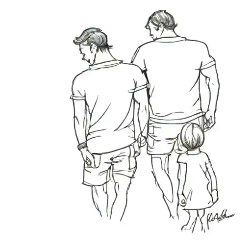 Father Son And Daughter