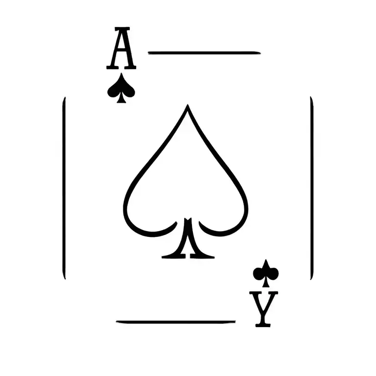 Ace Of Spades With 333