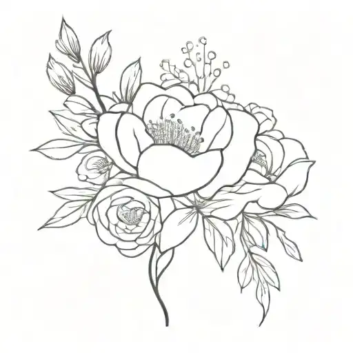 Birth Flower Bouquet