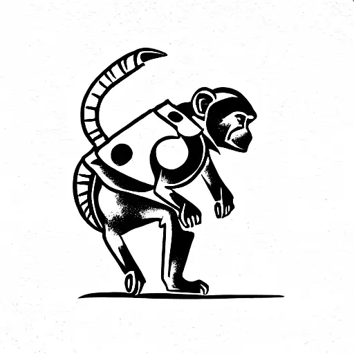 Monkey In Knight Armor