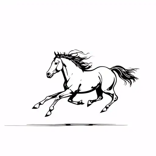Horse Running