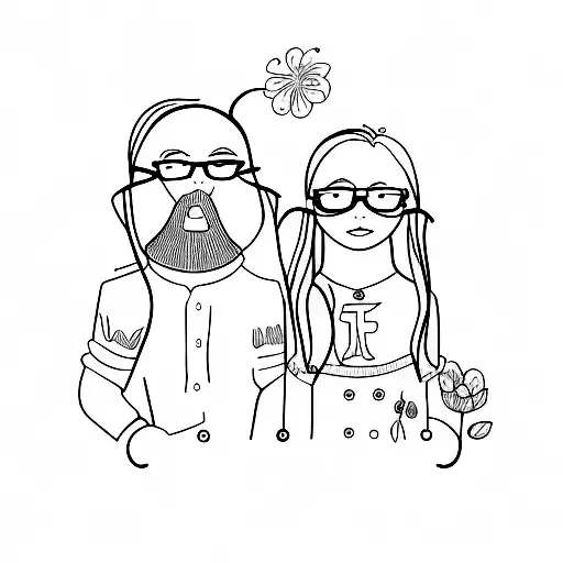 Two Daughter Name Ema & Eliska Family