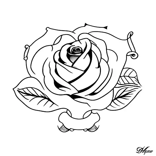 Anchor Blue Rose Stem Is Family