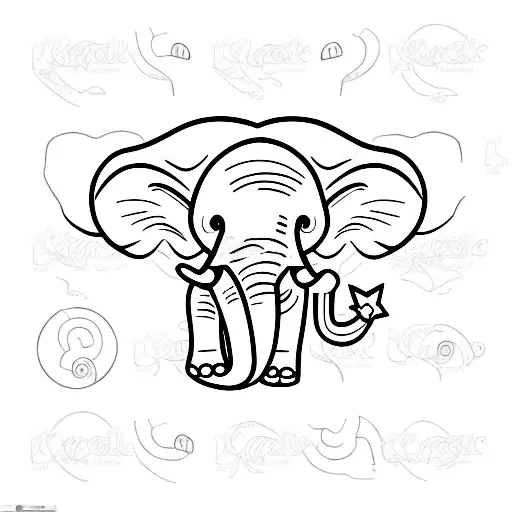 Elephant With Stopwatch