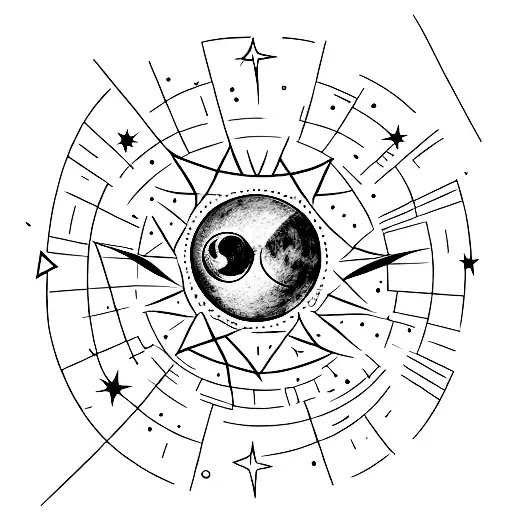 A Cresent Moon And A Star