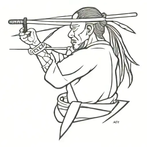 Samurai Get High By Cannabis Plant Growing