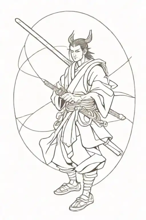 Anime Samurai Background