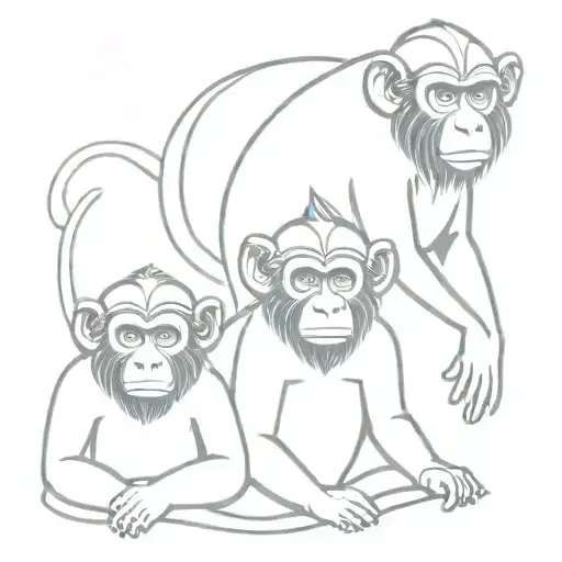 3 Monkey Of Wisdom