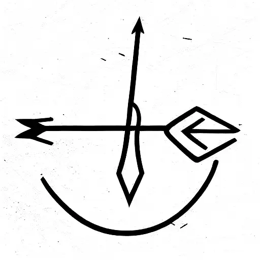 An Arrow With The Word Perfect