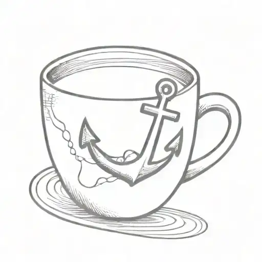 Coffee Cup With Anchor Incorporated