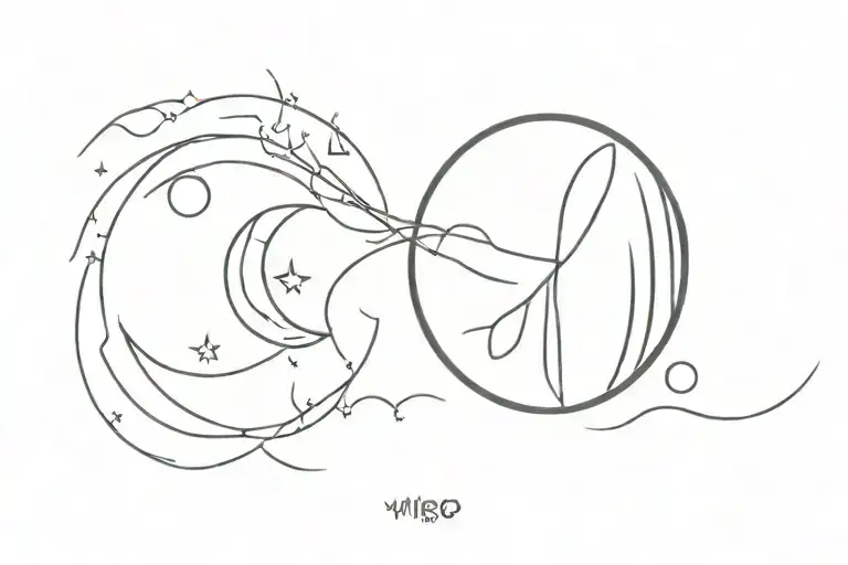 Virgo Mercury And Moon Rising