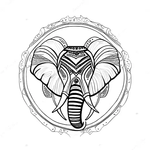 Elephant Tribal Majestic
