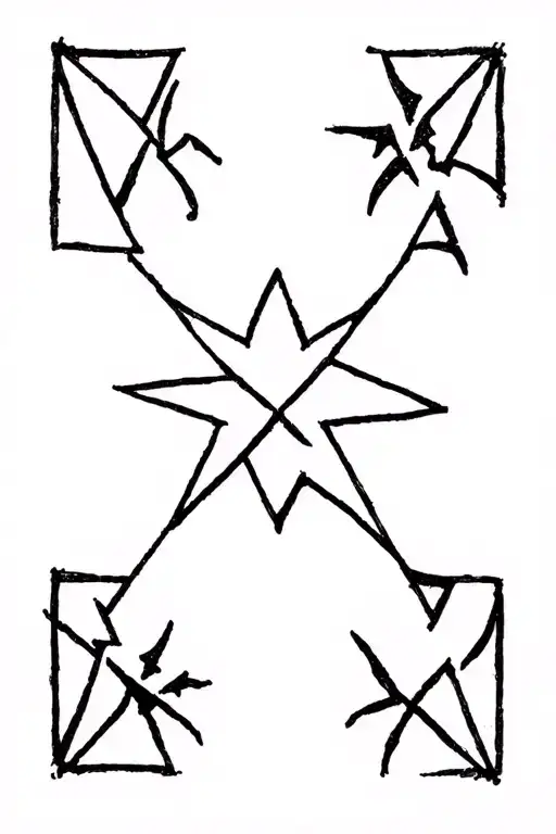 Zodiac Sign Sagittarius And The Five-pointed Star